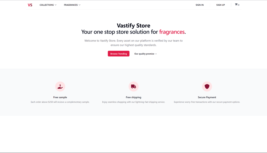 Vastify Store