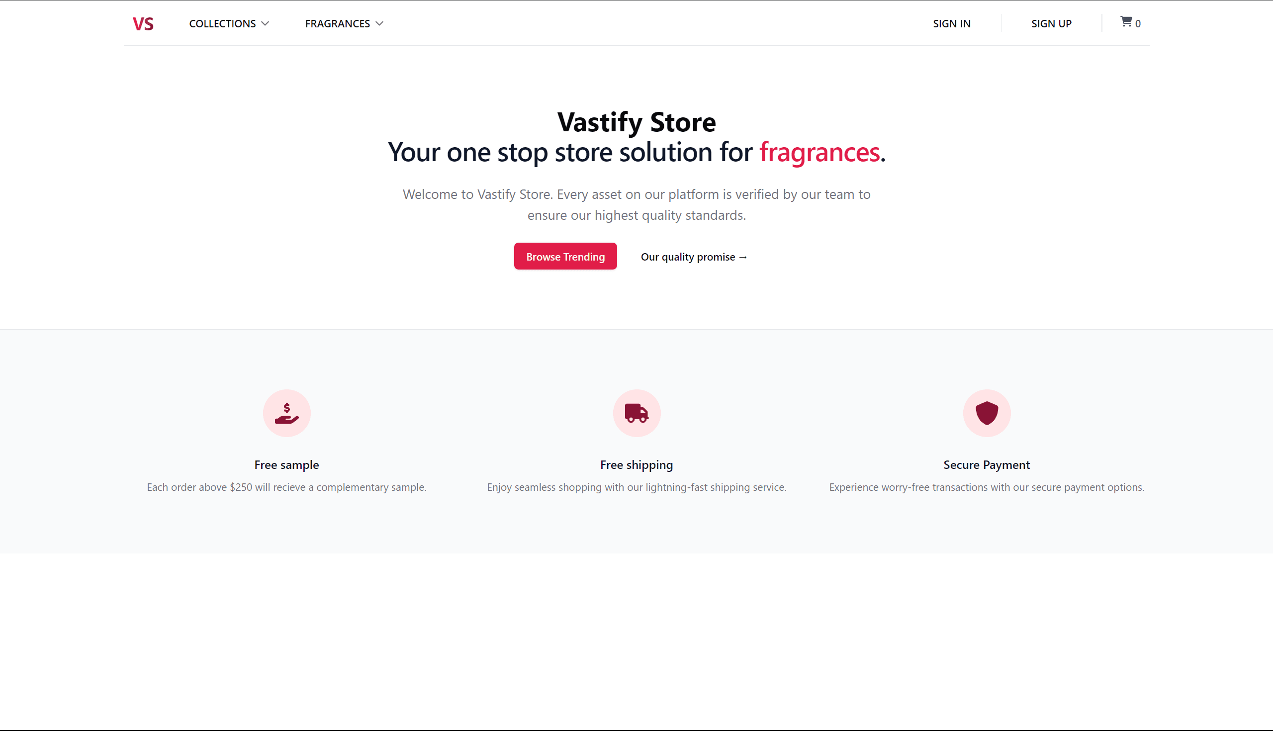 Vastify Store